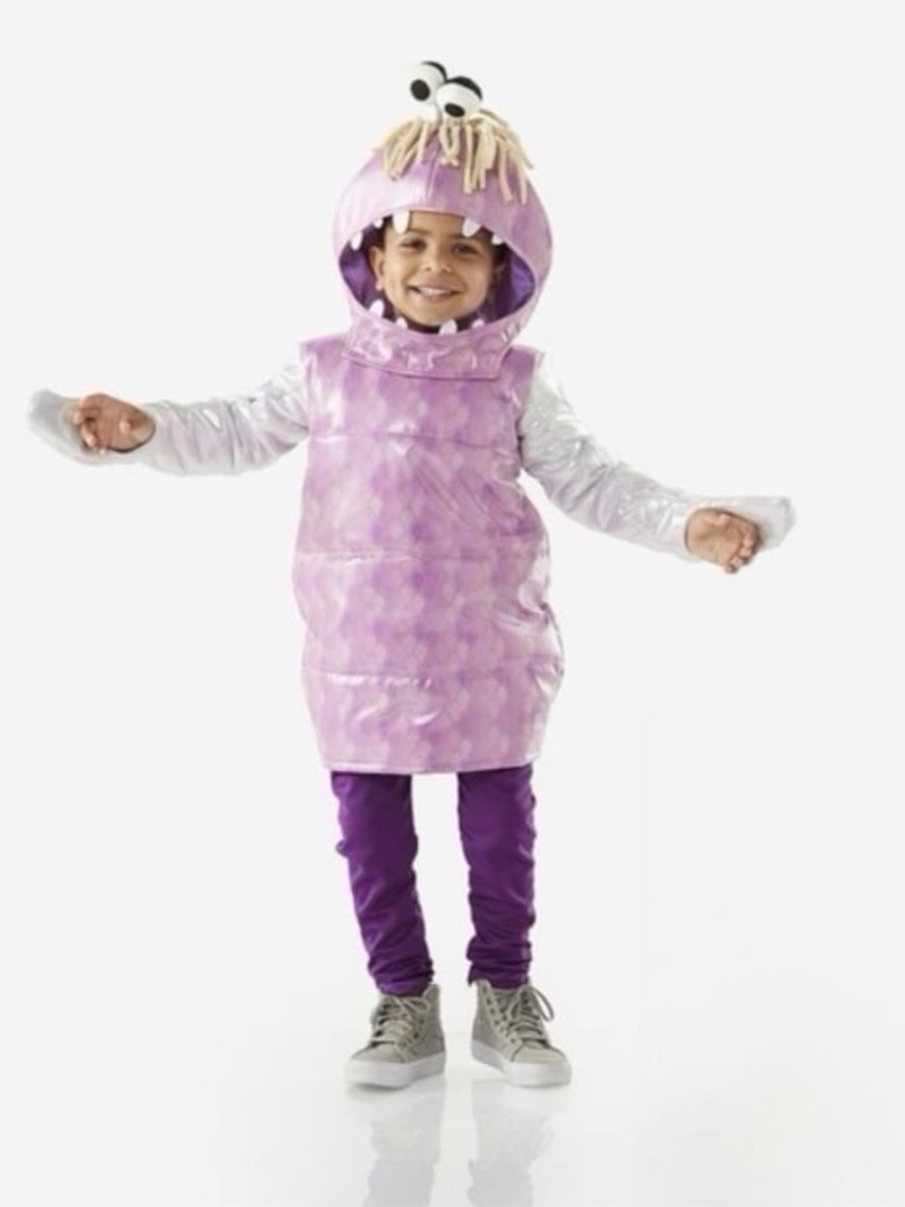 Kids Pottery Barn Boo Monster Costume Set Purple Pants Jacket size 4-6